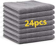 Pacchetto di 24 poesie auto per auto, cucina e finestre, superassorbenti, senza strisce, 25*25cm, grigio