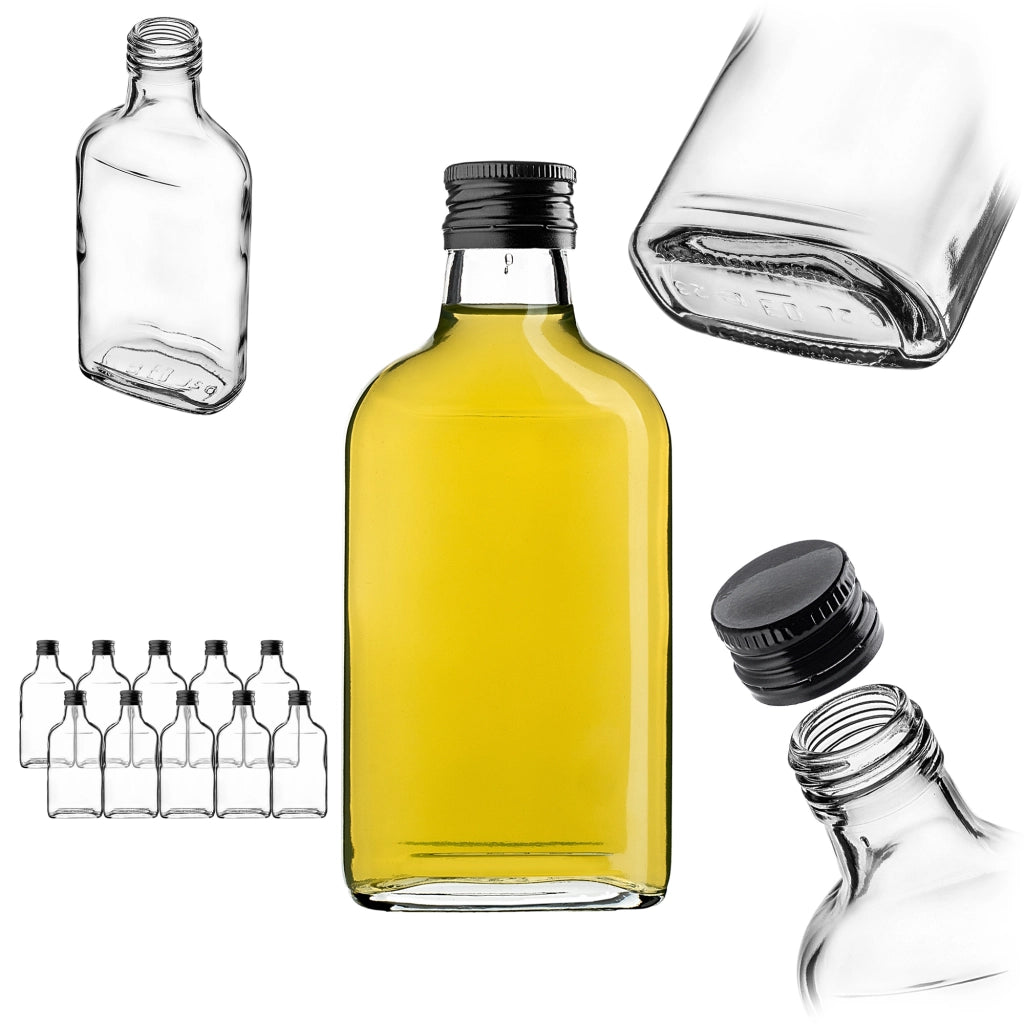 KADAX Butelka piersiówka 200ml BUT200 z zakrętką c
