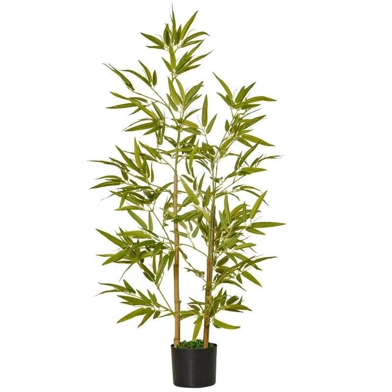 PIANTA ARTIFICIALE DI BAMBÙ ALTA 120 CM COLORE VERDE
