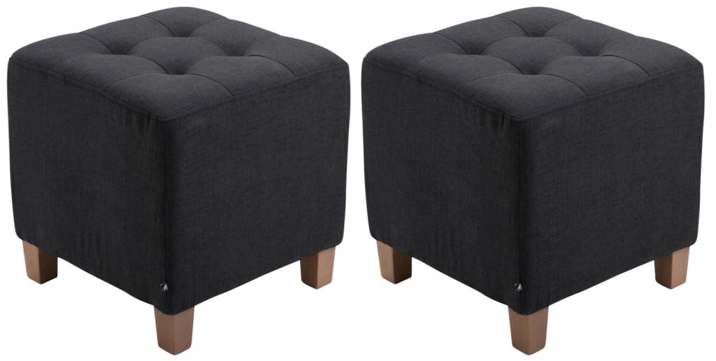 Set di 2 sgabelli Pharao nero
