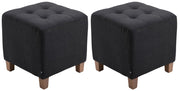 Set di 2 sgabelli Pharao nero