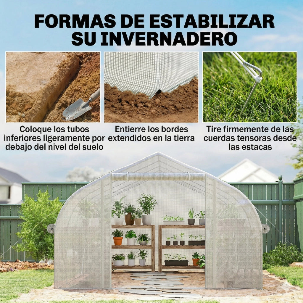 Tunnel Serra ¨C zephmum ¨C Bianco 4x3x2 m