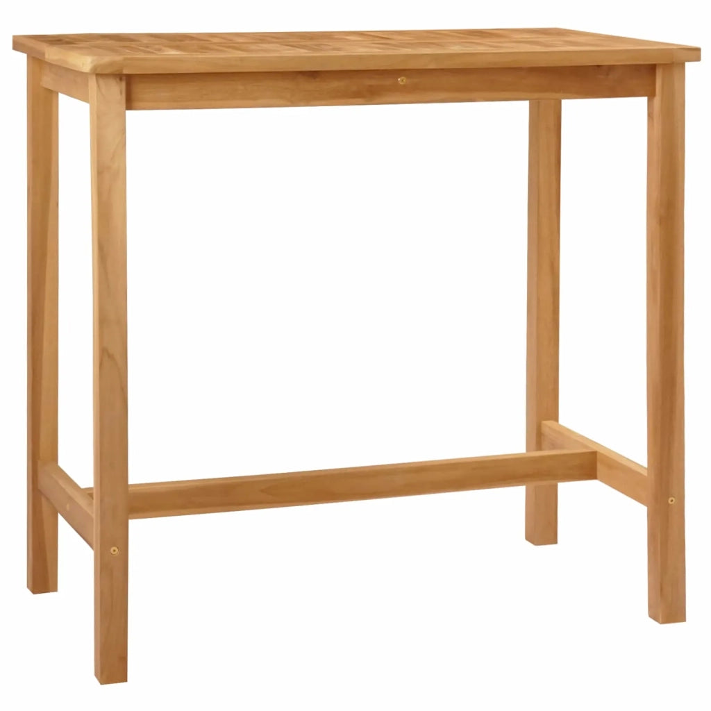 Tavolo da bar Naturale 110 x 60 x 105 cm Teak massello 42030007