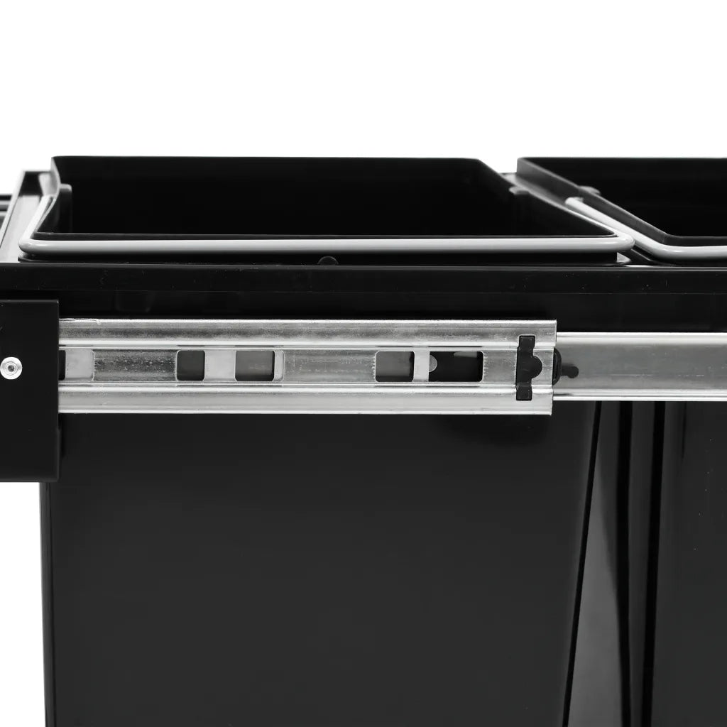 Cestino Estraibile per Mobile Cucina-Scaffale per Cucina Chiusura Ammortizzata 48L