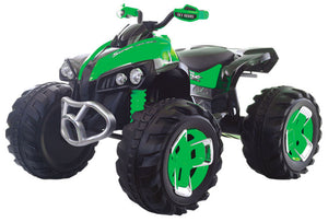 Quad Elettrico per Bambini 12V Kidfun New Quad Verde