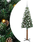 Albero di Natale snodato con 150 LED con supporto-Albero Natalizio Verde 150 cm 172234