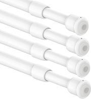 Kit di corda a rullo e stanghe per tende senza perforazione - completo con 4 pezzi - carico massimo 2 kg - corda a rullo estensibile