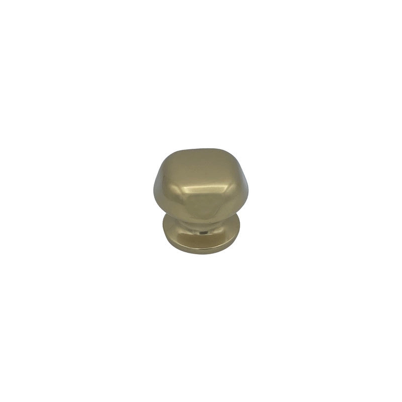 Pomolo fisso per porta SAGUATTI 172/60CB in alluminio bronzo lucido