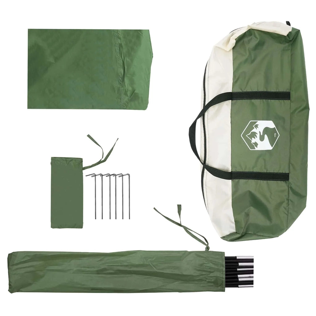 Tenda da auto con tetto Verde 350 x 250 cm Poliestere e Acciaio 42028551