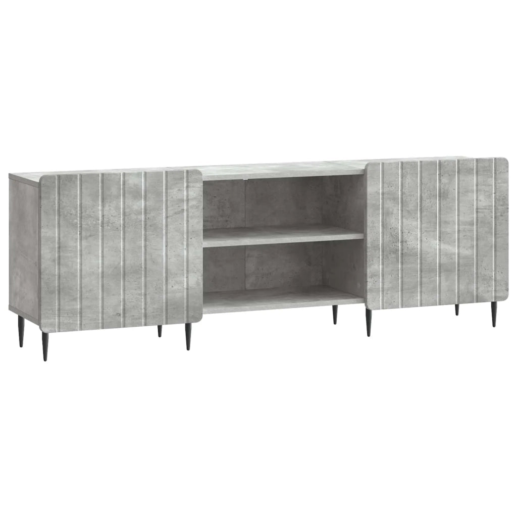 Mobile TV Grigio Cemento 150 x 31 x 52 cm Legno ingegnerizzato
