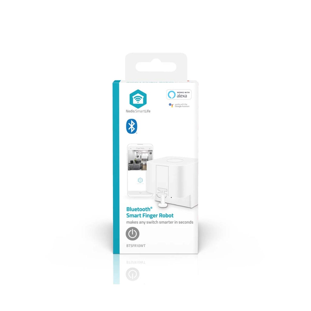 Robot da dito intelligente CR2 per interruttori SmartLife Bluetooth Bianco Nedis