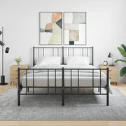 Comodini 2 pz-Set di 2 Tavolino da notte Rovere Sonoma 40x35x47,5 cm in Legno Multistrato 831543