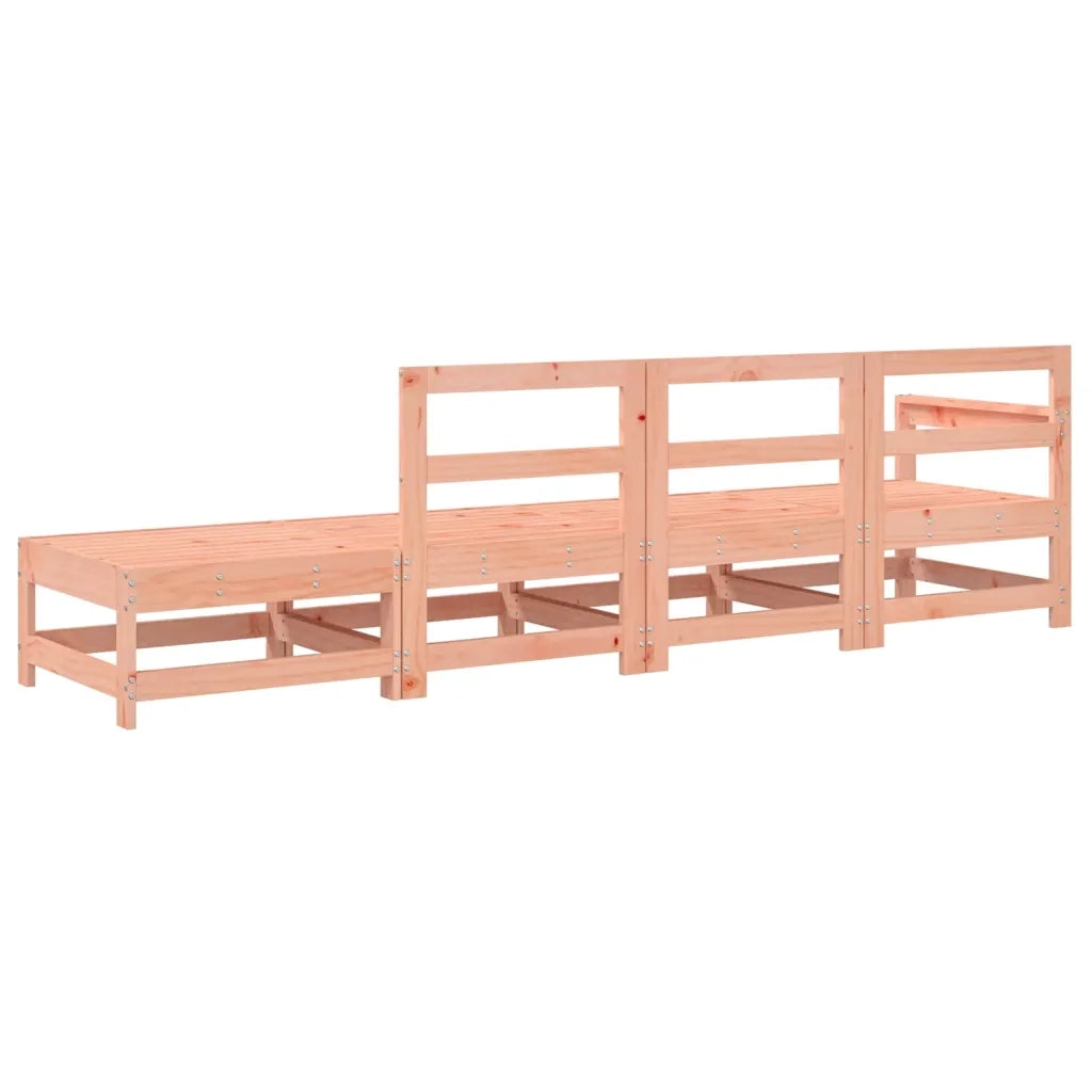 Set Salotto da Giardino 4 pz in Legno Massello di Douglascod mxl 132596