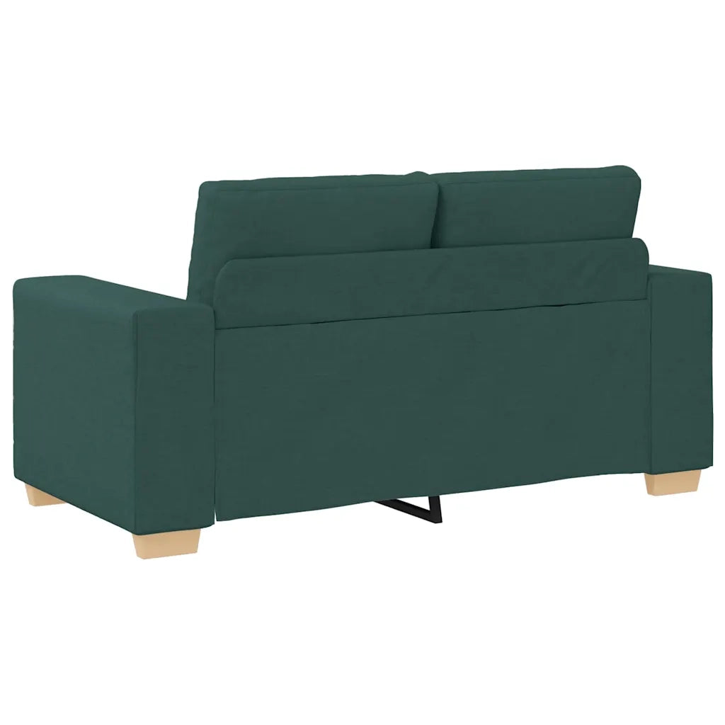 Divano | Divano da soggiorno | Sofa Divanetto Verde Scuro 160x77x82 cm in Tessuto