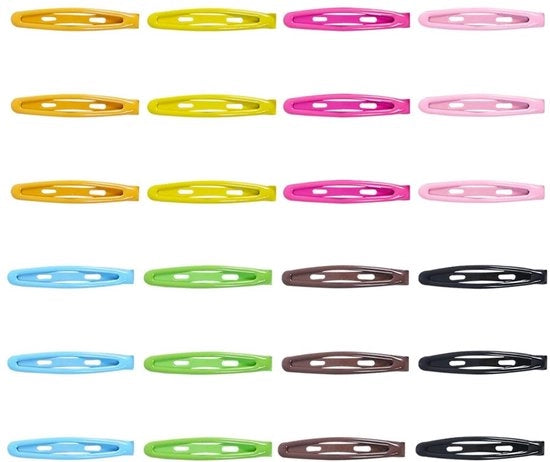 Accessori Capelli a 24 Stuhi - Spilla con Antiscivolo Metallico - Diverse Colori - Adatto a Tutti i Tipi di Capelli - Realizzato con Lega Durissima - Clip per Capelli
