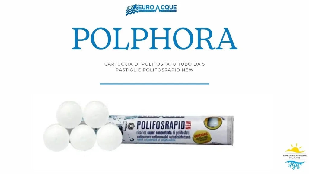 Ricarica Per Dosatore Polifosfati In Pastiglie Tabs Cilindretti 5 Pezzi Euroacque