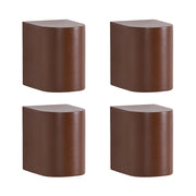 Set di 4 lampade da esterno per pareti esterne, 8 cm, in metallo e alluminio, moderne, merrone