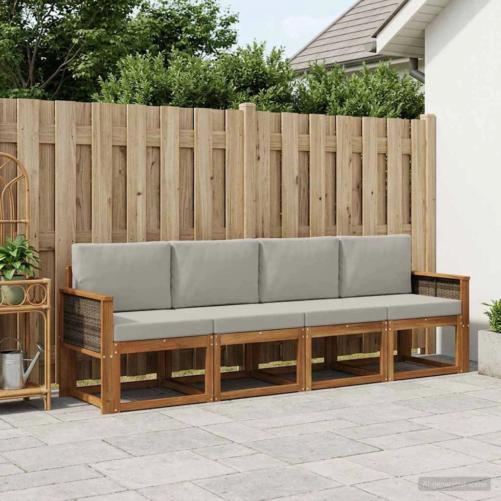 Set di divani da esterno 4 pz 3384967