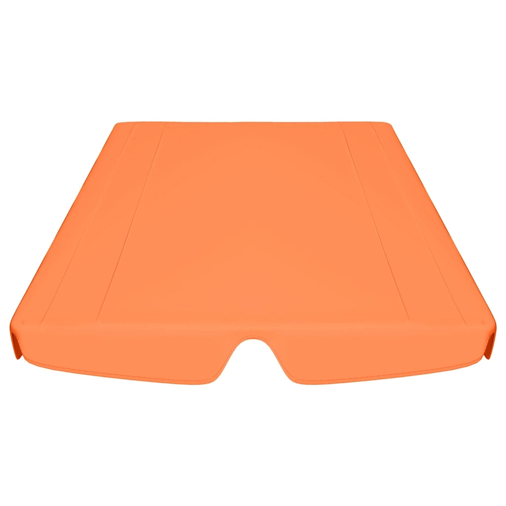 Baldacchino per Dondolo Giardino Arancione 188/168x145/110 cm