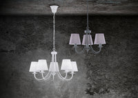 Lampadario da Interno  E14 in Metallo Calcestruzzo