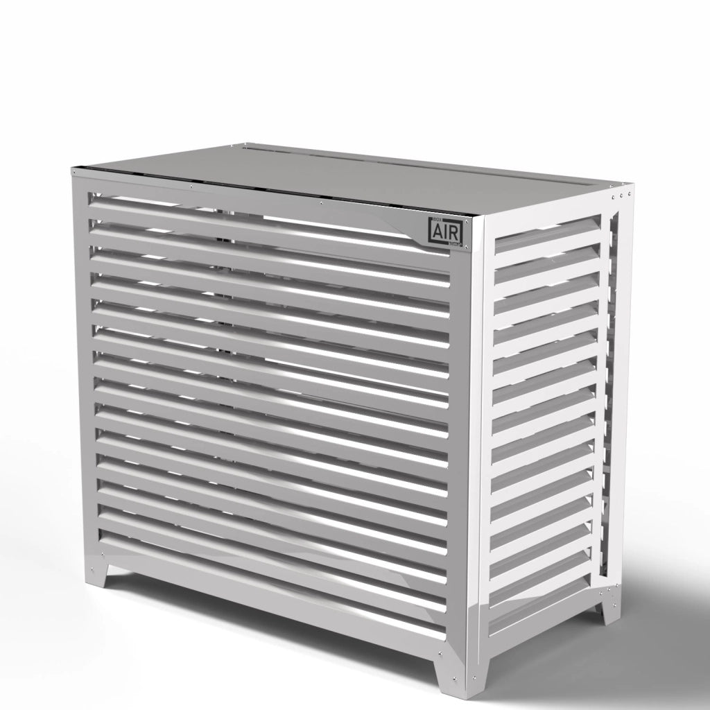 Cover Pompa di Calore 105x65x150 cm a Terra Indipendente Big Blade VL Bianco