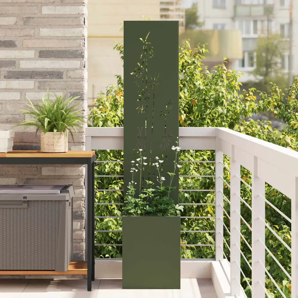 Schermo per privacy in giardino Oliver verde 32 x 32 x 150 cm CFW4429907
