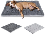 Cuscino per Cani in Memoria di Forma, Coperta per Cani Leggera e Calda per Viaggio, Cuscino per Gatti per Cani e Gatti di Dimensioni Medie e Grandi FC020 (Grigio, XL-100x80cm)
