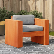 Divano da giardino-Sofa da Giardino-Divano da esterno Marrone Cera 79x60x62 cm Legno Massello Pino
