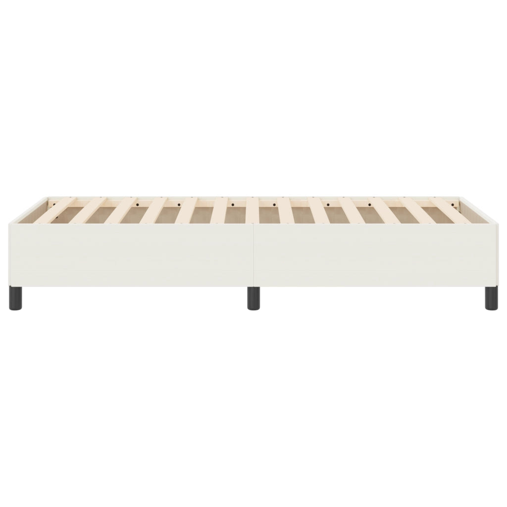 Struttura letto Panna 80x200 cm Tessuto a coste