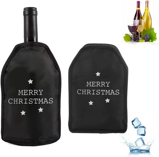 Set di Raffreddamento per Vino Rosso, Bianco, Champagne e Vini Spumanti - Contenitore di Raffreddamento Gel Set da 2 pezzi