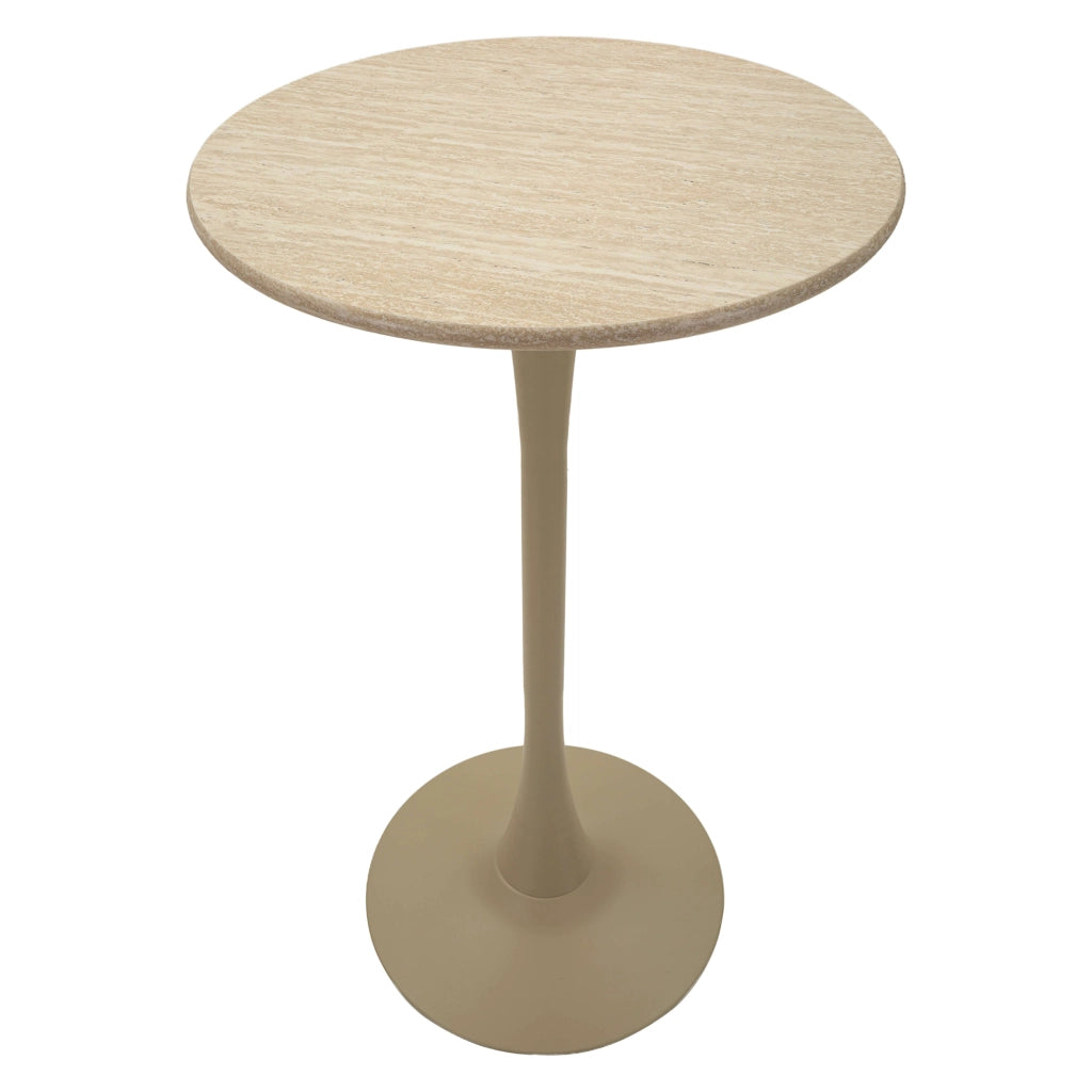 Leh, Tavolo Fisso 2 Posti, 60x60x106h cm Bianco Crema
