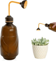 Giocatore per piante da 450 ml - Irrigazione inversa - Adatto per semi e piante sensibili (marrone)