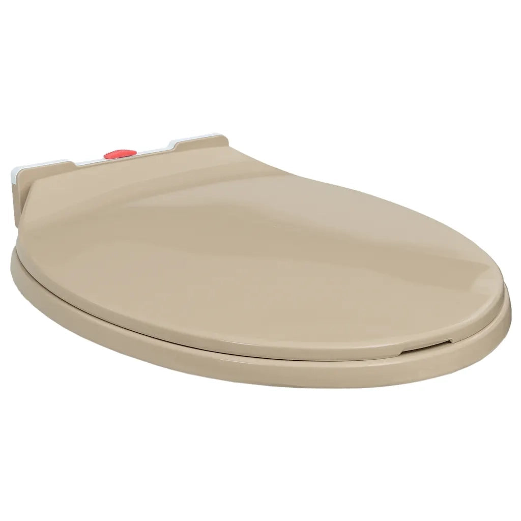 Copriwater Chiusura Ammortizzata e Sgancio Rapido Beige Ovale cod mxl 51164