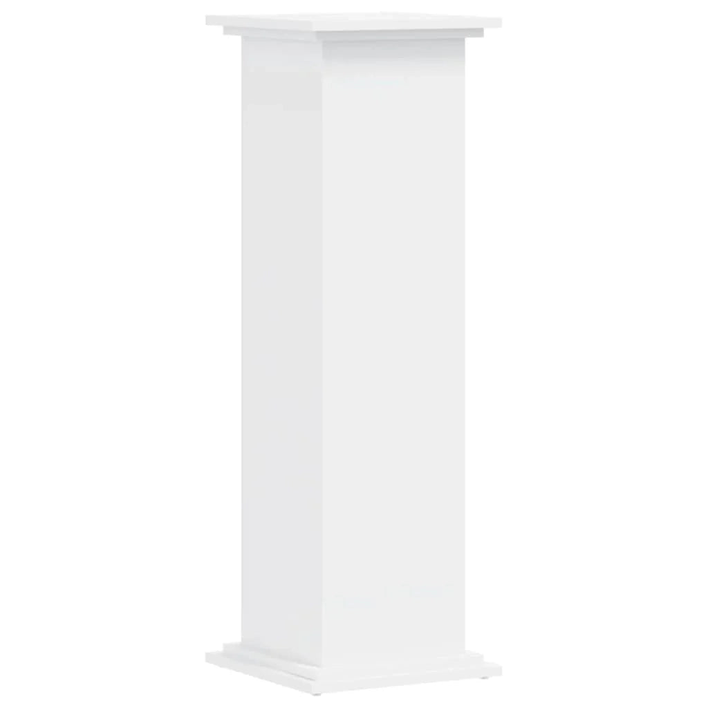 Portavasi mobiletto portafiori 33 x 33 x 100 cm legno ingegnerizzato bianco 02_0045140