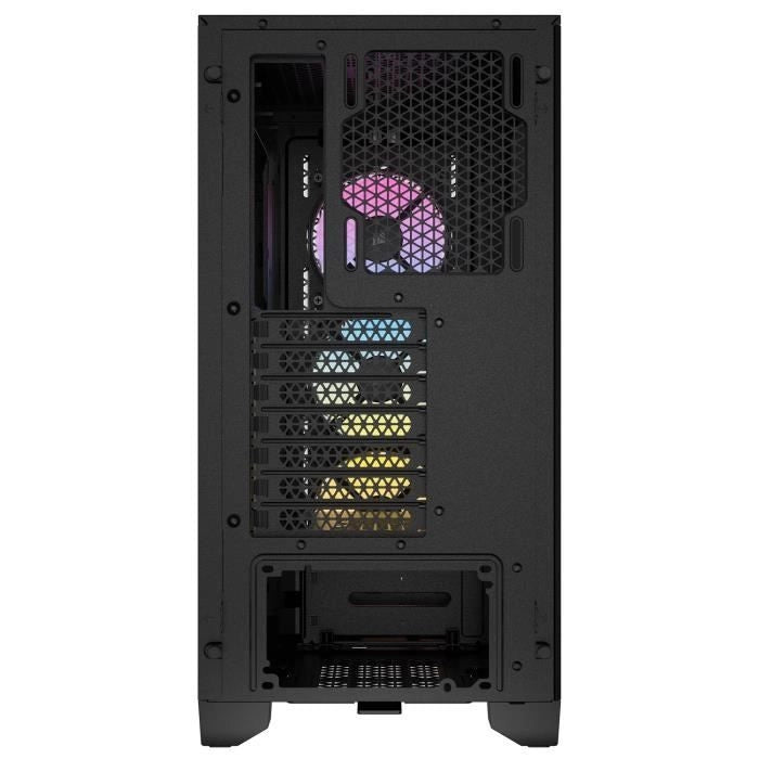 Case PC - CORSAIR - 3000D RGB AIRFLOW - Mid-tower ATX - 3 ventole AR120 RGB - Nero - (CC-9011255-WW)