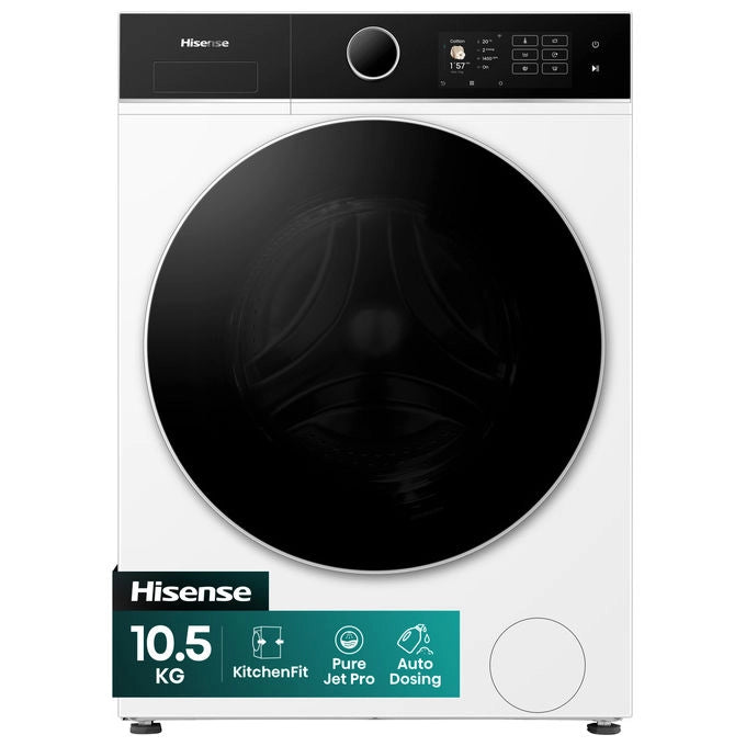 Hisense WF5I1045BWQ lavatrice carica frontale 10.5 kg bianco