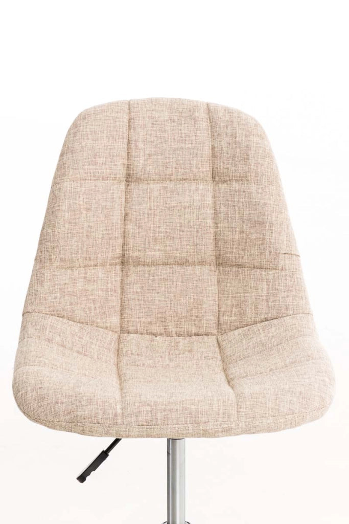 Sedia da ufficio Emil tessuto crema
