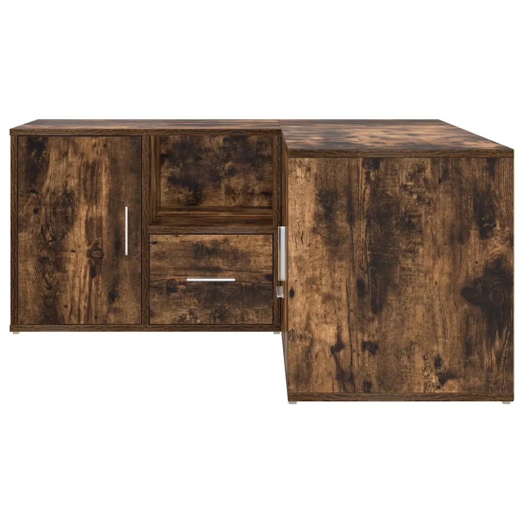 Mobile Angolare Rovere Fumo 160x40x45 cm in Truciolato 3307823