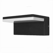 Trade Shop - Applique Da Muro Per Esterno Led 10 W Lampada Da Parete Nero Facciata Ip54 B82-n -