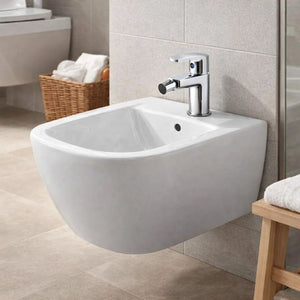 Miscelatore rubinetto america per bidet in ottone colore cromato con piletta *** confezione 1