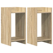 Supporto per piante | Sostegno per piante 2 pz Rovere Sonoma 30 x 30 x 60 cm