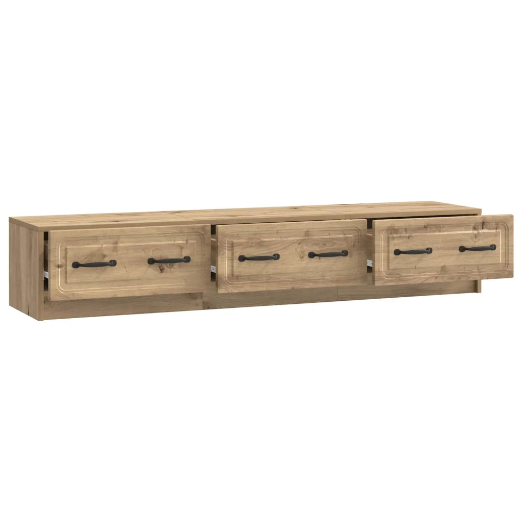 Mobile TV con cassetto Rovere Artigianale 147 x 34,5 x 27 cm 895864