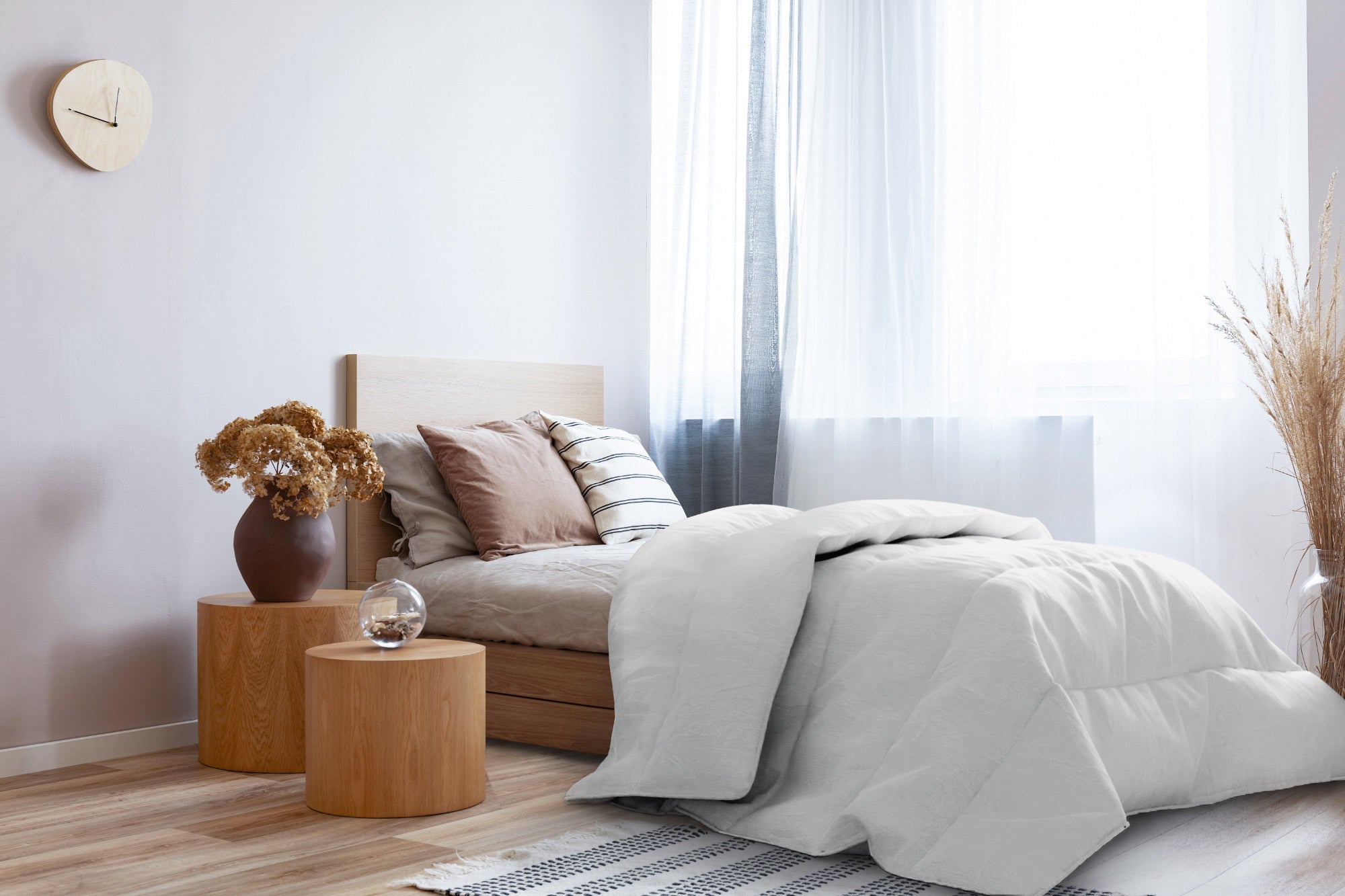 Piumino Interno Singolo 100gr Trapuntato Bianco