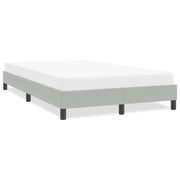 Giroletto senza Materasso-Struttura Letto Grigio Chiaro 120x210 cm Velluto
