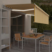 TendaAutomatica con Sensore Vento LED 5x3m Gialla/Bianca cod mxl 80596