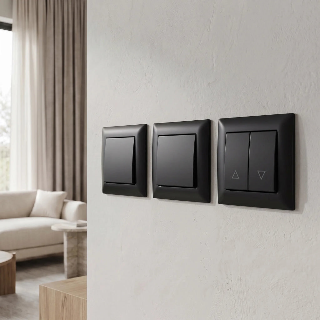 Interruttore Per Veneziane Oste Jnh009-w Black