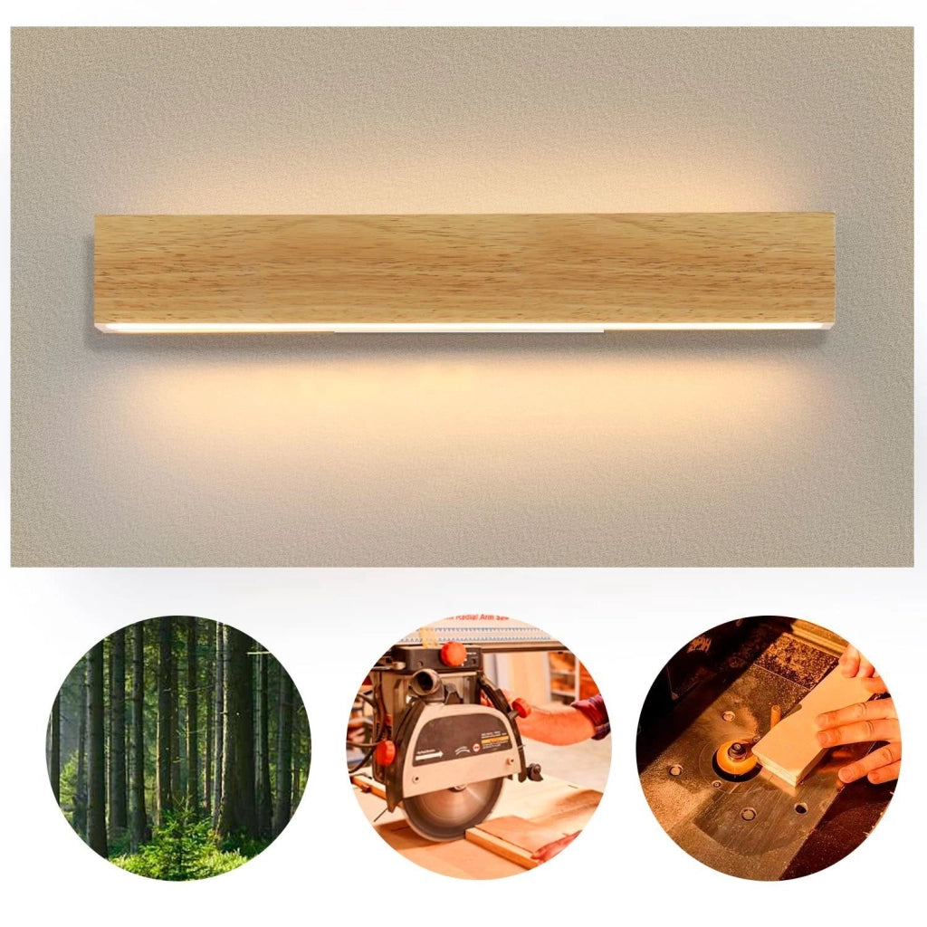 ZMH Aplique LED Aplique de interior Moderna luz de pasillo Diseño ascendente y descendente