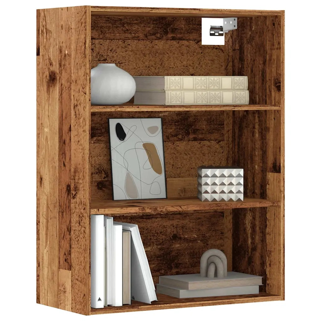 Armadietto Pensile Legno Antico 69,5x32,5x90 cm CFW7331116