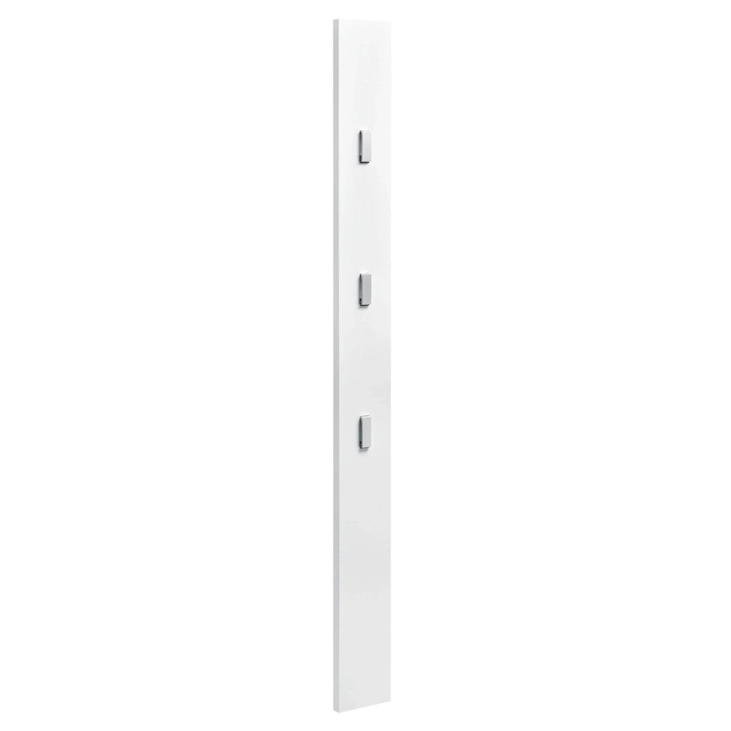 Appendiabiti/guardaroba da parete 170cm con ganci appendiabiti pannello da parete bianco 03_0002143