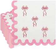 Serviette da Tavola 100 pezzi - Rosse Strisce Serviette - Decorazione da Cucina - Adatte per la Cena - Qualità Premium Carta - Serviette da Cucina Riciclabili